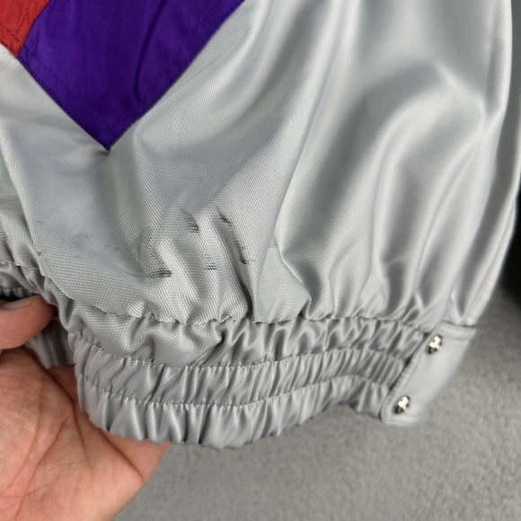 VTG Descente Japan Ski Jacket Men's S 80s Retro‎ SKI TEAM Asymmetrical Neon - Picture 12 of 13